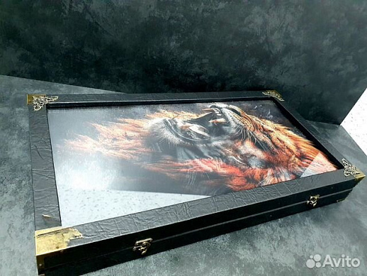 Нарды «Львиное сердце» живое изображение купить с доставкой Нарды «Львиное сердце» живое изображение