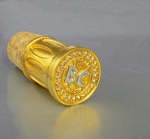 Пробка для бутылки "Биткоин"